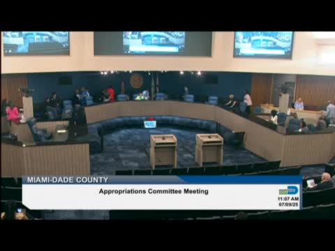Miami Dade Commission discusses Dan Paul Plaza public access and budget transparency