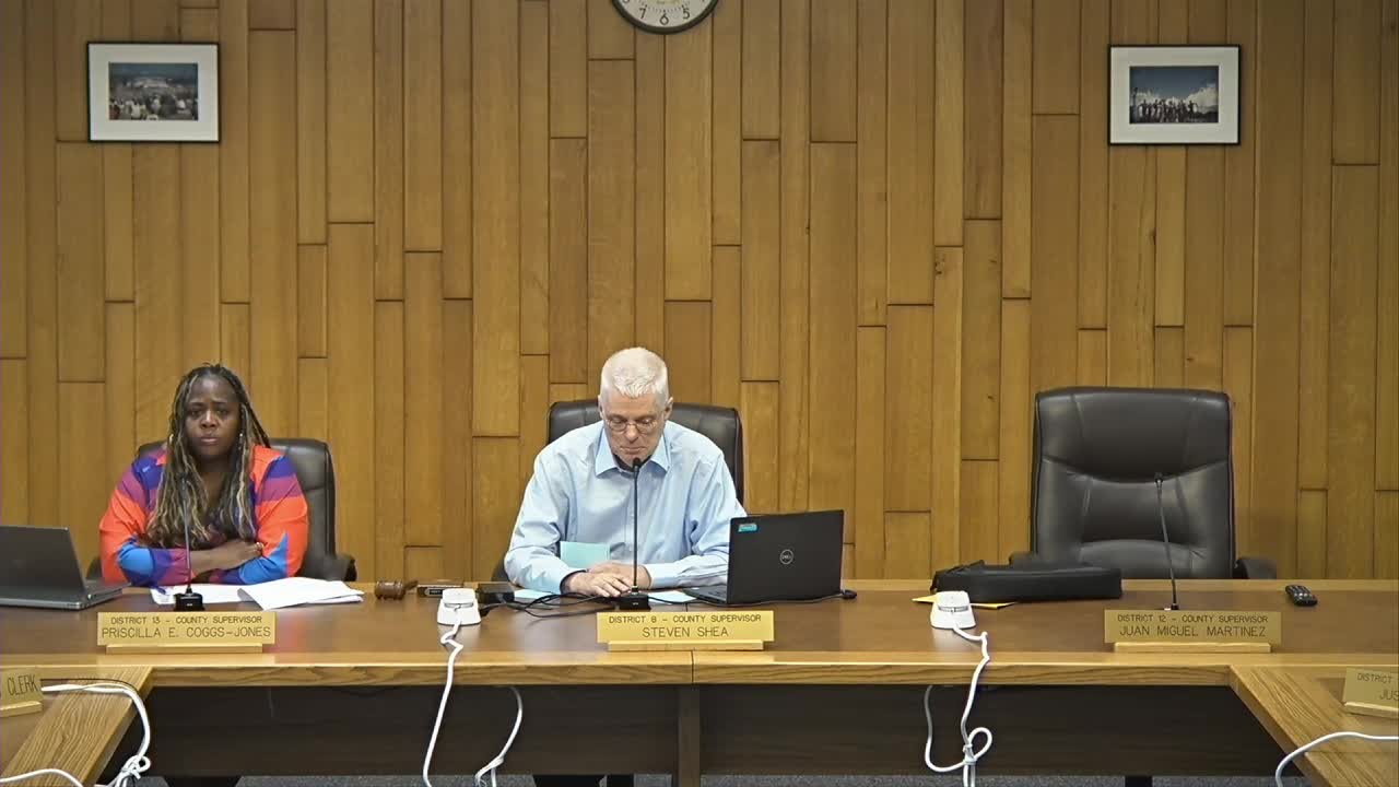 Supervisor Johnson raises concerns over employee overtime policies at finance committee meeting