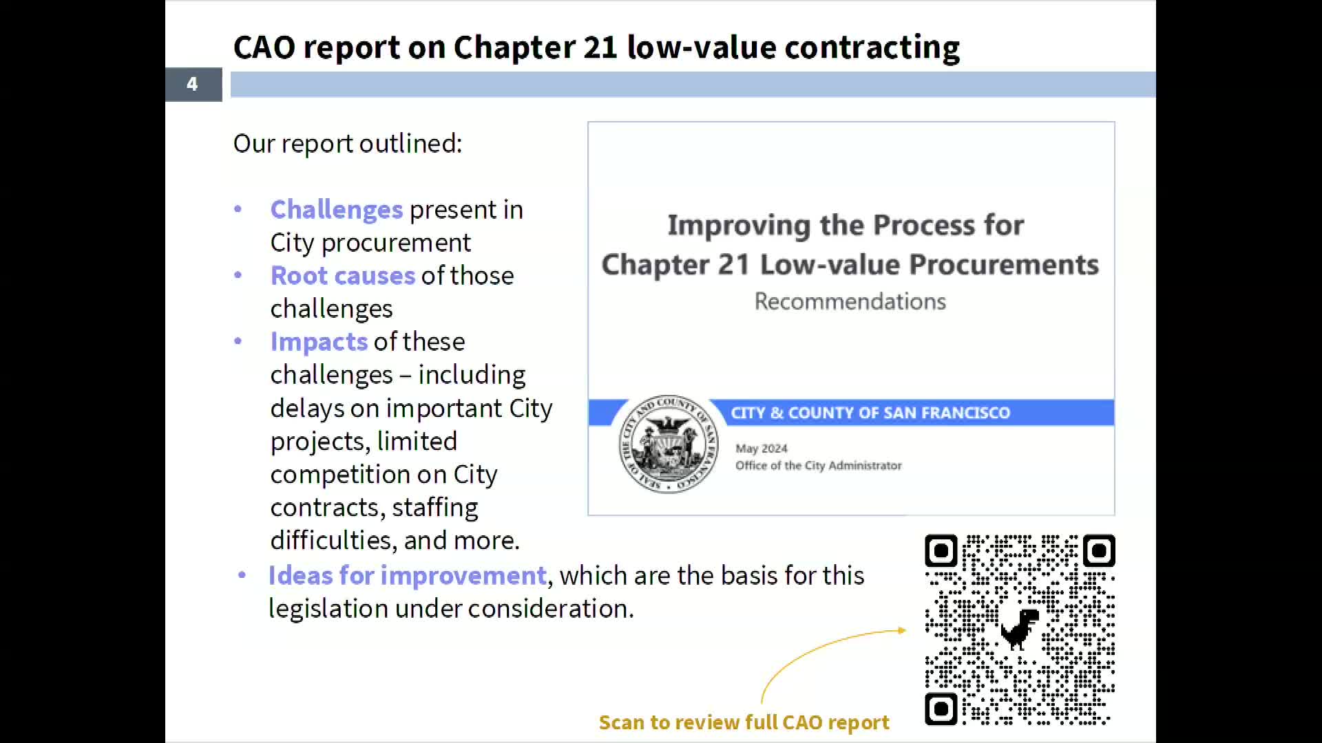 San Francisco revises procurement laws to standardize and improve city contracting