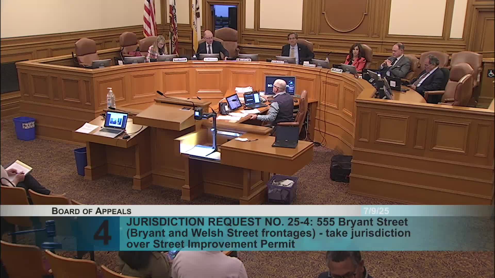 San Francisco Board of Appeals considers sidewalk widening proposal at public comment