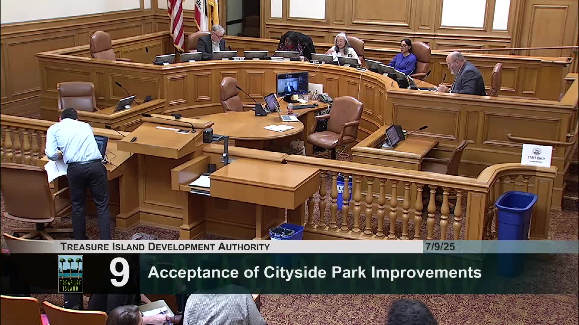 Treasure Island officials prepare for Cityside Park Phase 1's grand opening in September