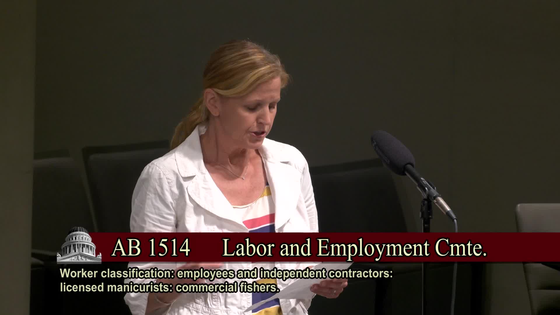 Senator Strickland advocates for permanent exemption for licensed manicurists in California