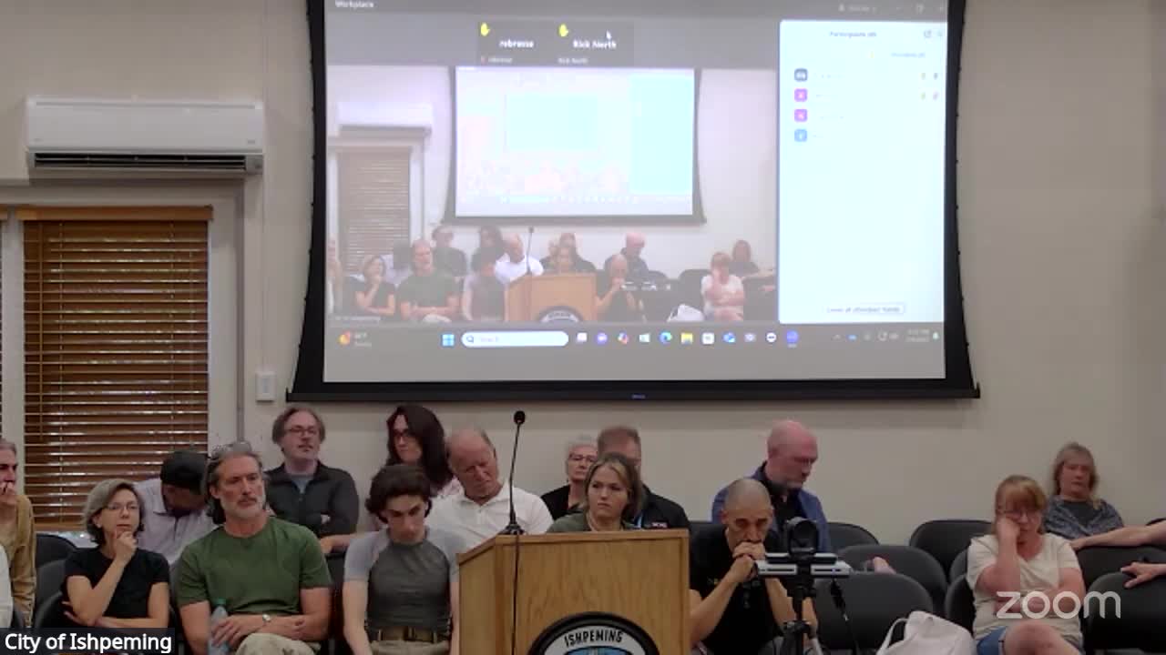 Karen Day presents fluoride concerns to local council meeting