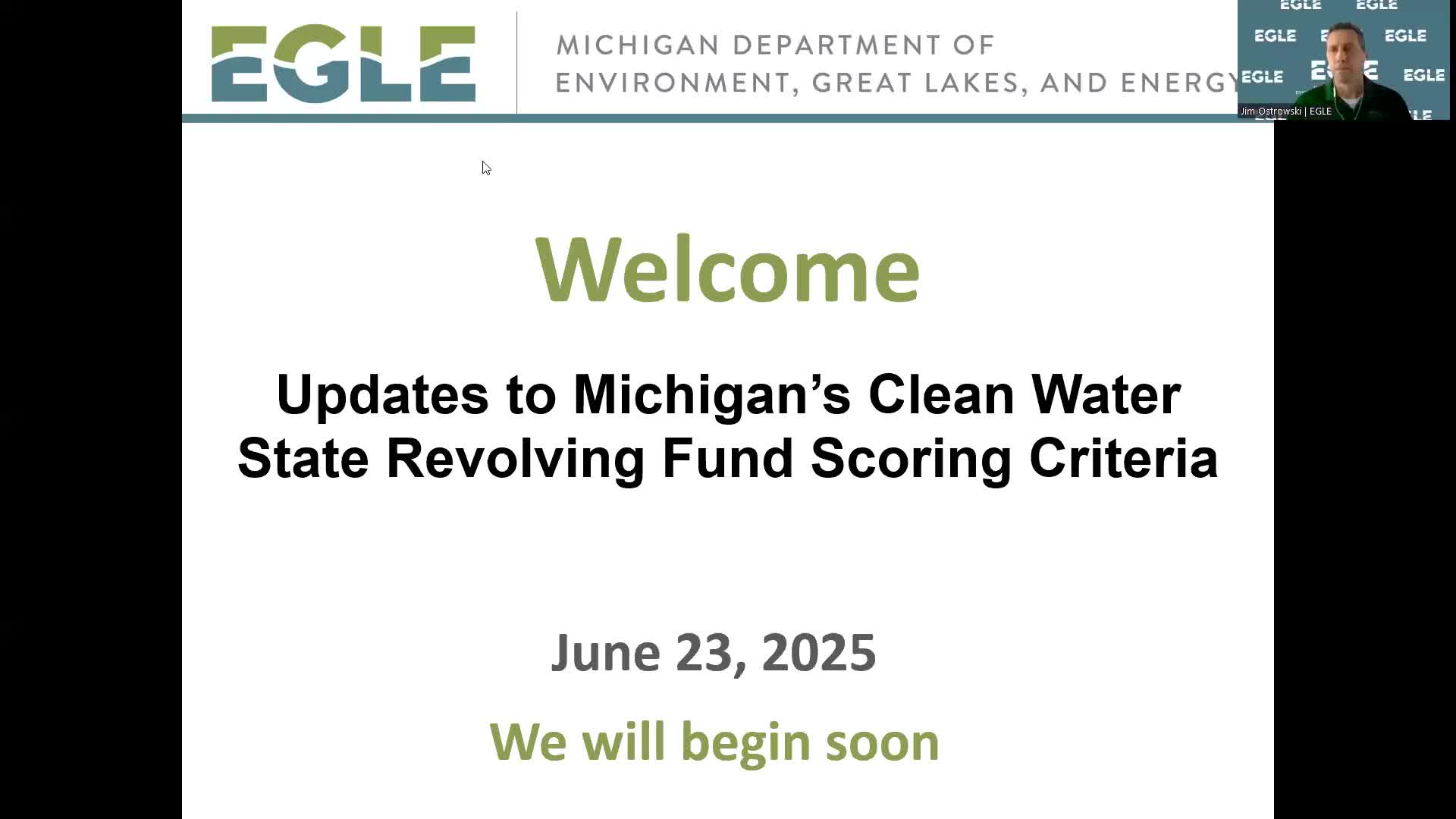 EGLE seeks public input on updated Clean Water SRF scoring, aims for new rules before Nov. 1 deadline