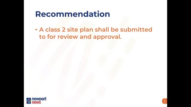Planning Commission reviews Class 2 site plan for Southern Auto Group in Newport News