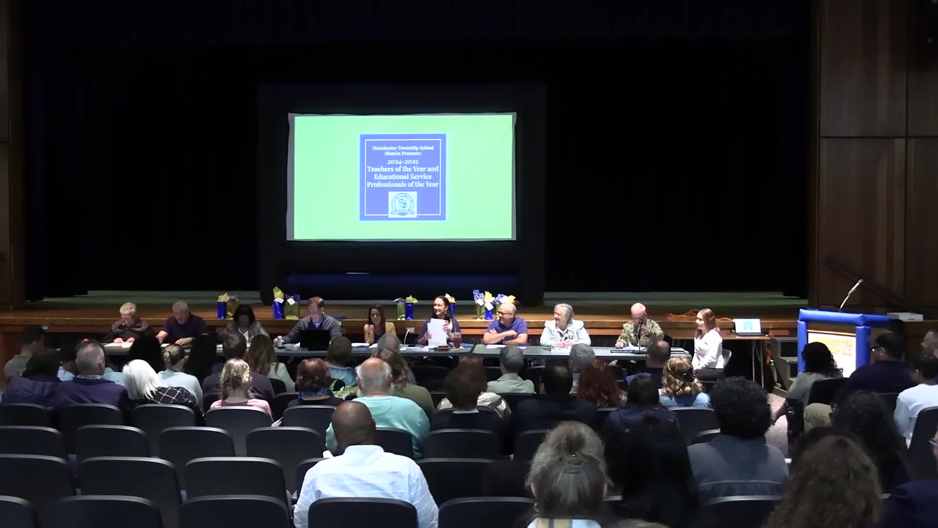 Manchester Township honors 2024–25 teachers and educational service professionals