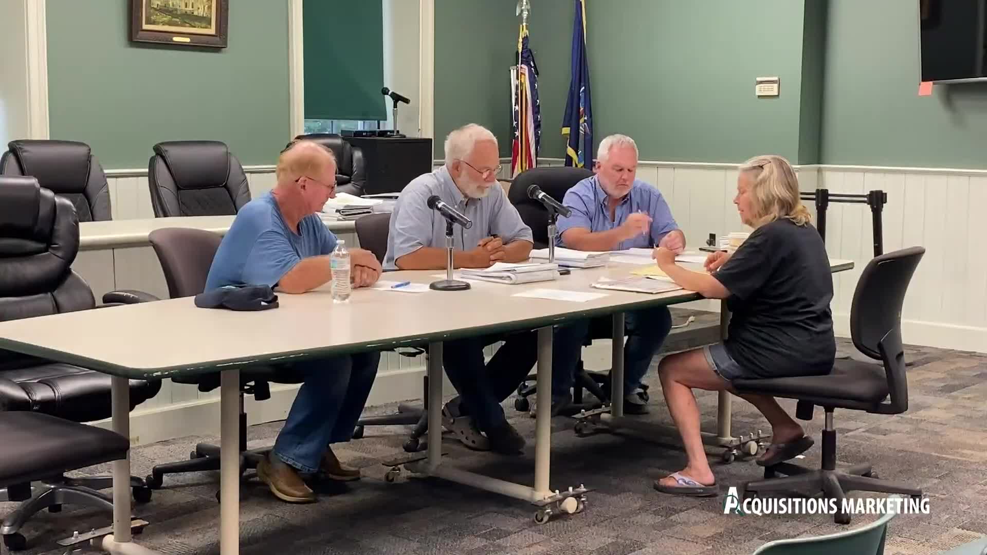Planning board questions IWS facility's site plan compliance and violations