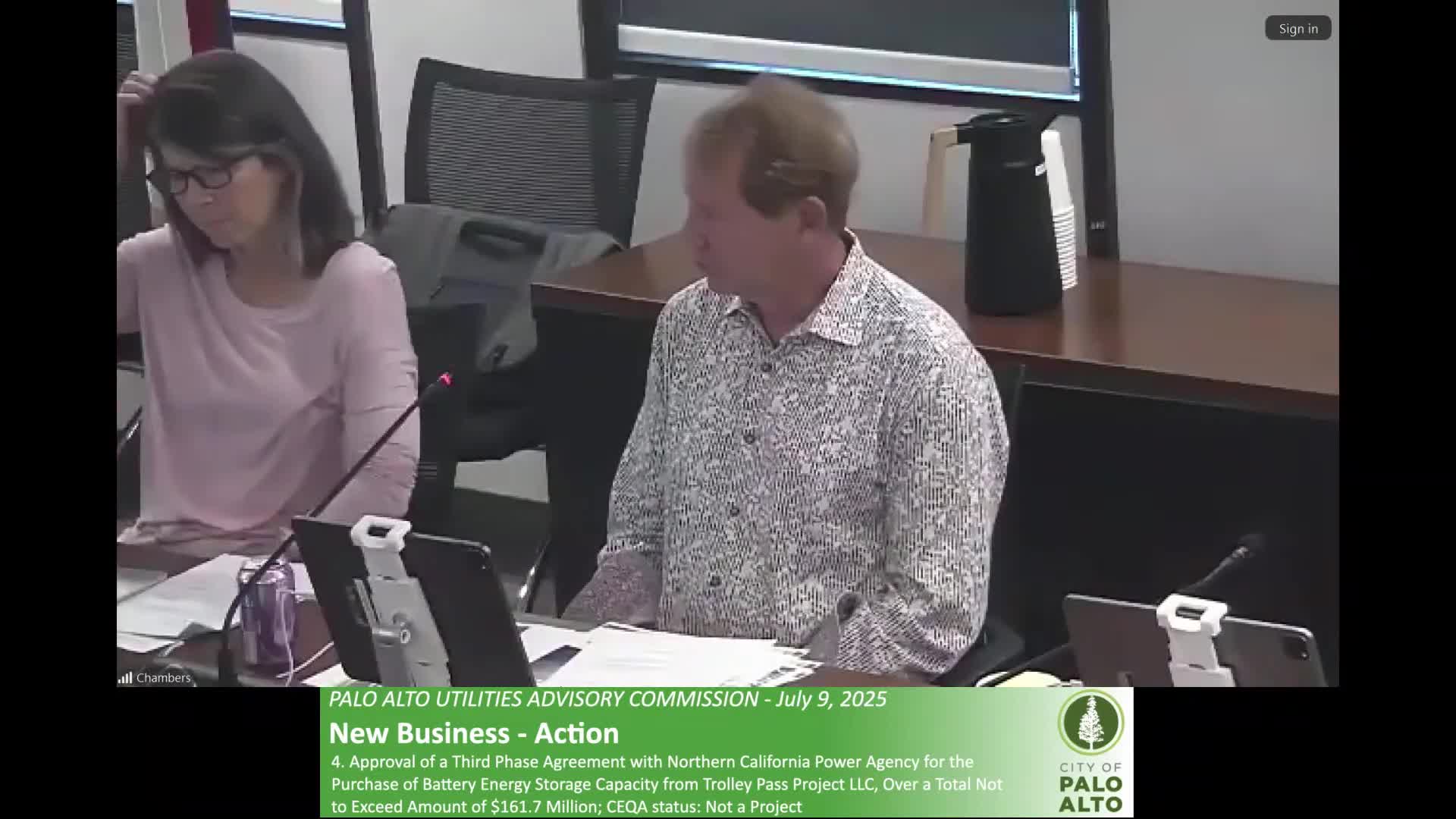 City presents first energy storage contract at UAC meeting