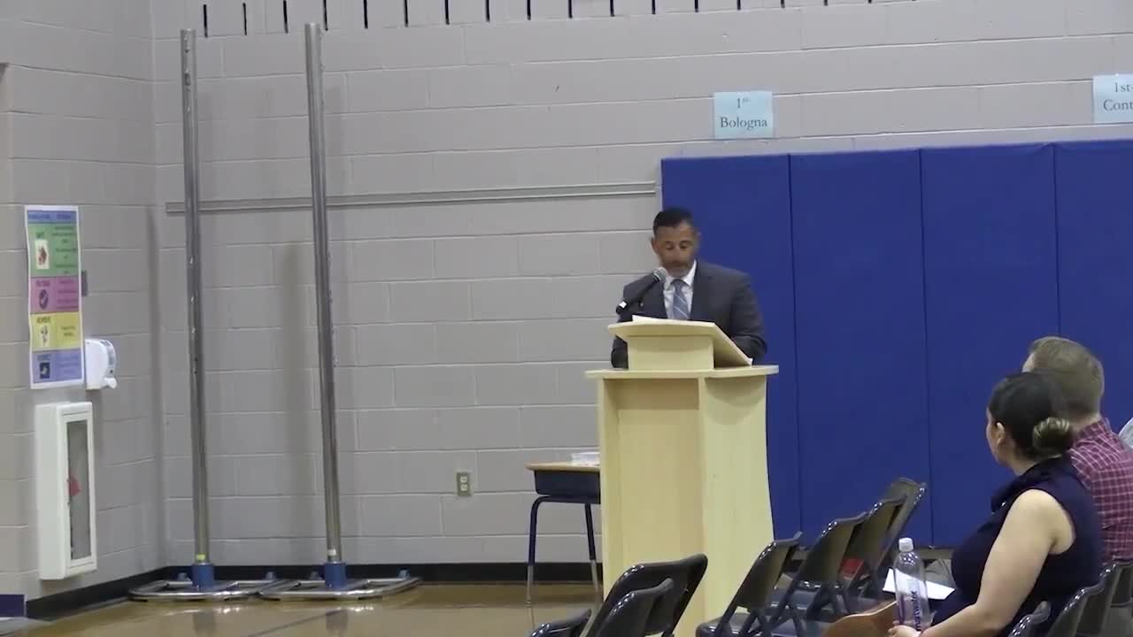 Finance committee recommends starting state application for bond referendum (resolution item 18)