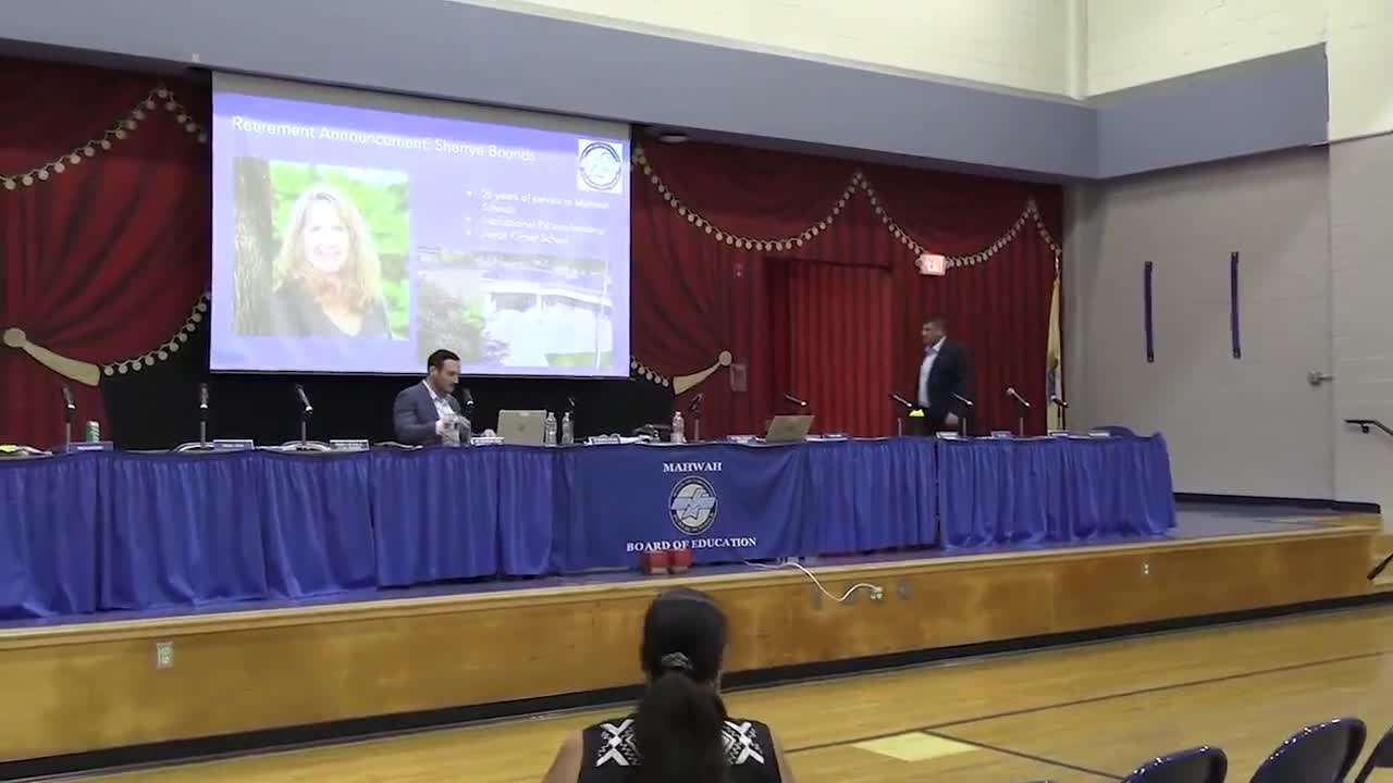 Board honors retirees, student achievements and Mahwah High woodshop program