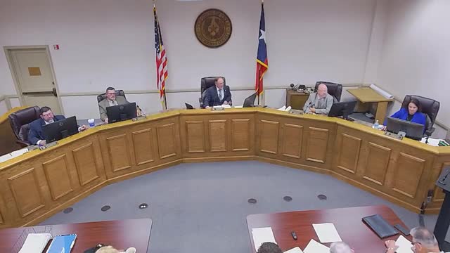 Commissioners hold public hearing on speed limit for County Road 3713