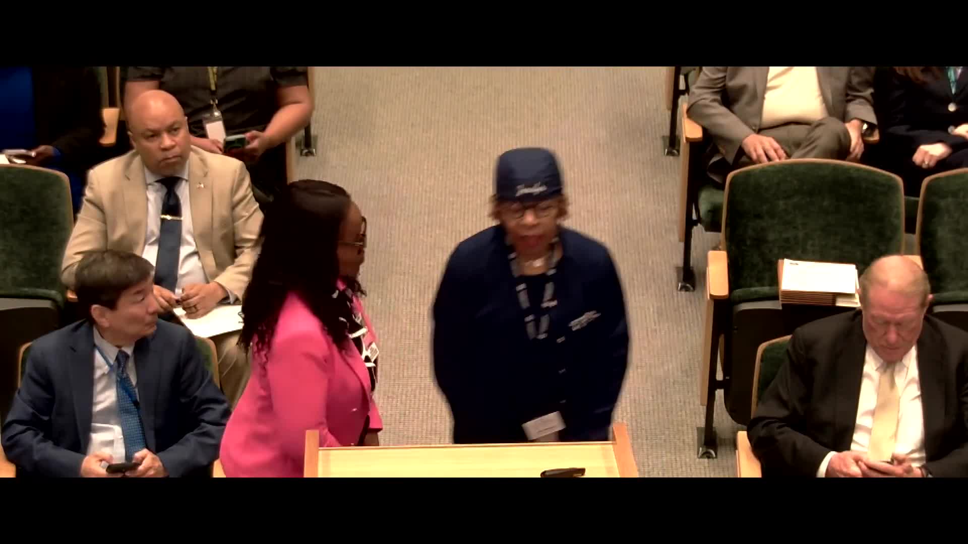 Commissioner's Court welcomes guests and interns while discussing affordable housing solutions