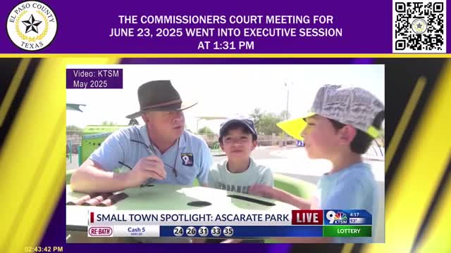 El Paso County officials announce major upgrades for Esquarte Park amenities