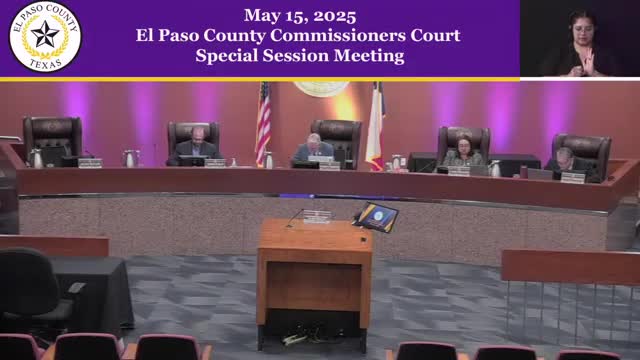 El Paso County discusses new water and sewer rate adjustments for East Montana Water System