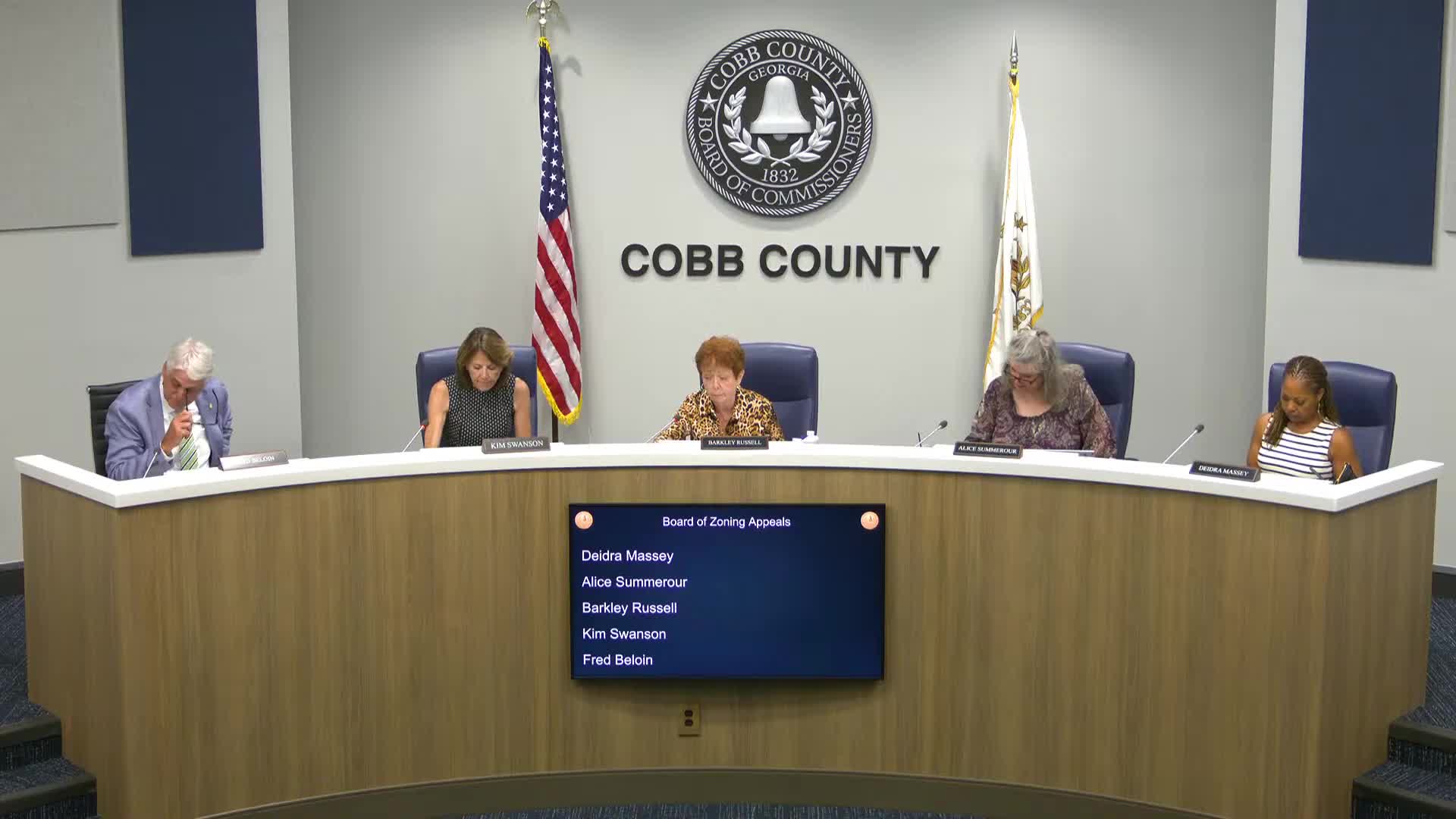 BZA holds variance for Pindells Pass lot after applicant proposes terraced retaining walls; requests visuals and civil plans