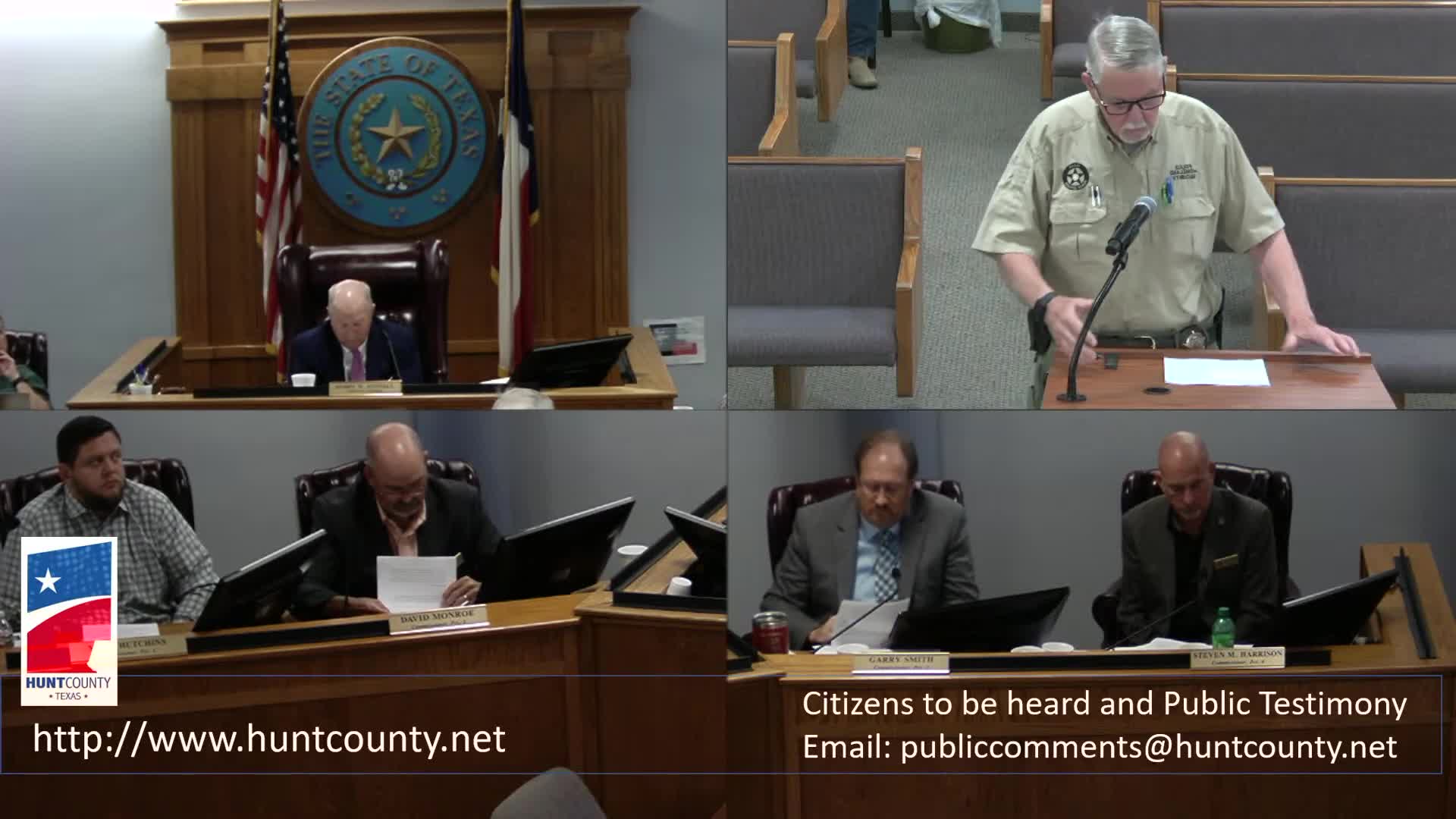 Hunt County discusses $200,000 mitigation plan funding and grant participation challenges