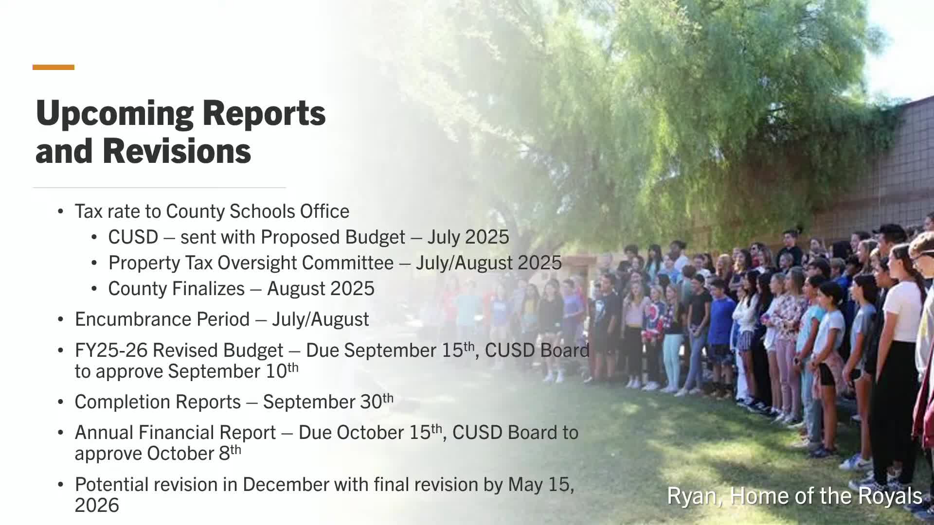 School Board discusses $650 million budget and finalizes fiscal year reports