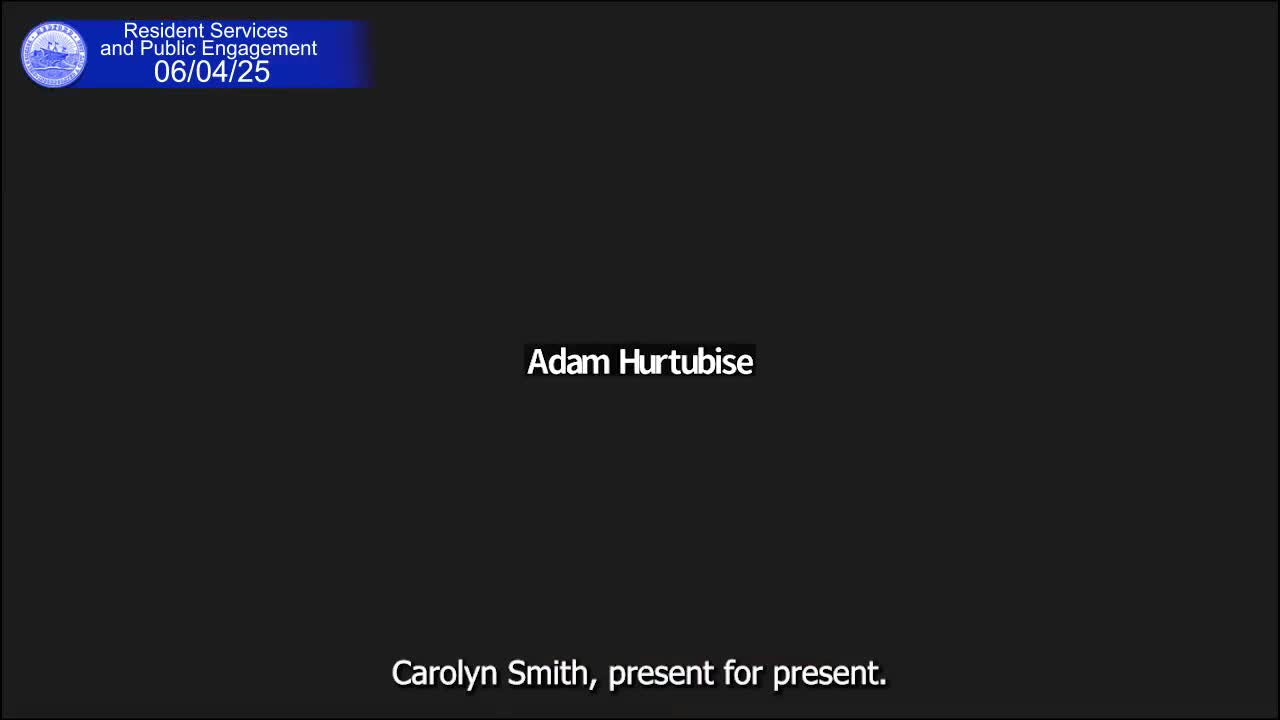 Committee approves May newsletter; edits include HRC ordinance wording and business hours note