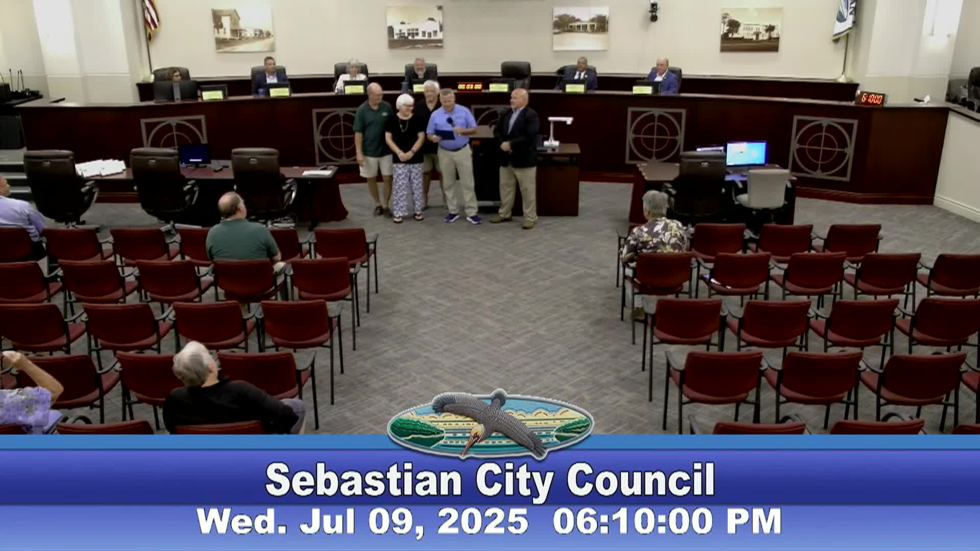 Mayor McPartland declares July 2025 as Parks and Recreation Month in Sebastian