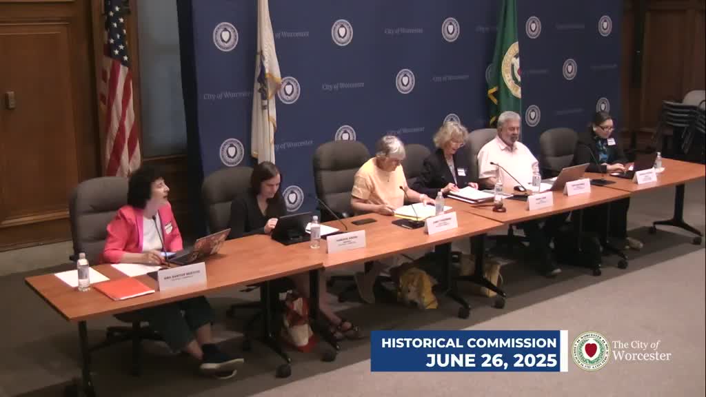 Commission issues leave to withdraw for 37 Stoneman Road after fire‑damaged, altered building found ineligible for listing