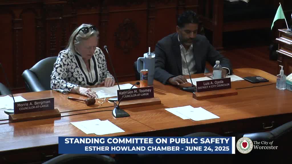 Public safety committee files petition seeking DOJ investigatory report on Worcester Police Department