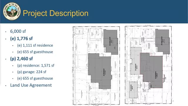 Carmel Planning Commission reviews expansion plan for unique Monterey County residence