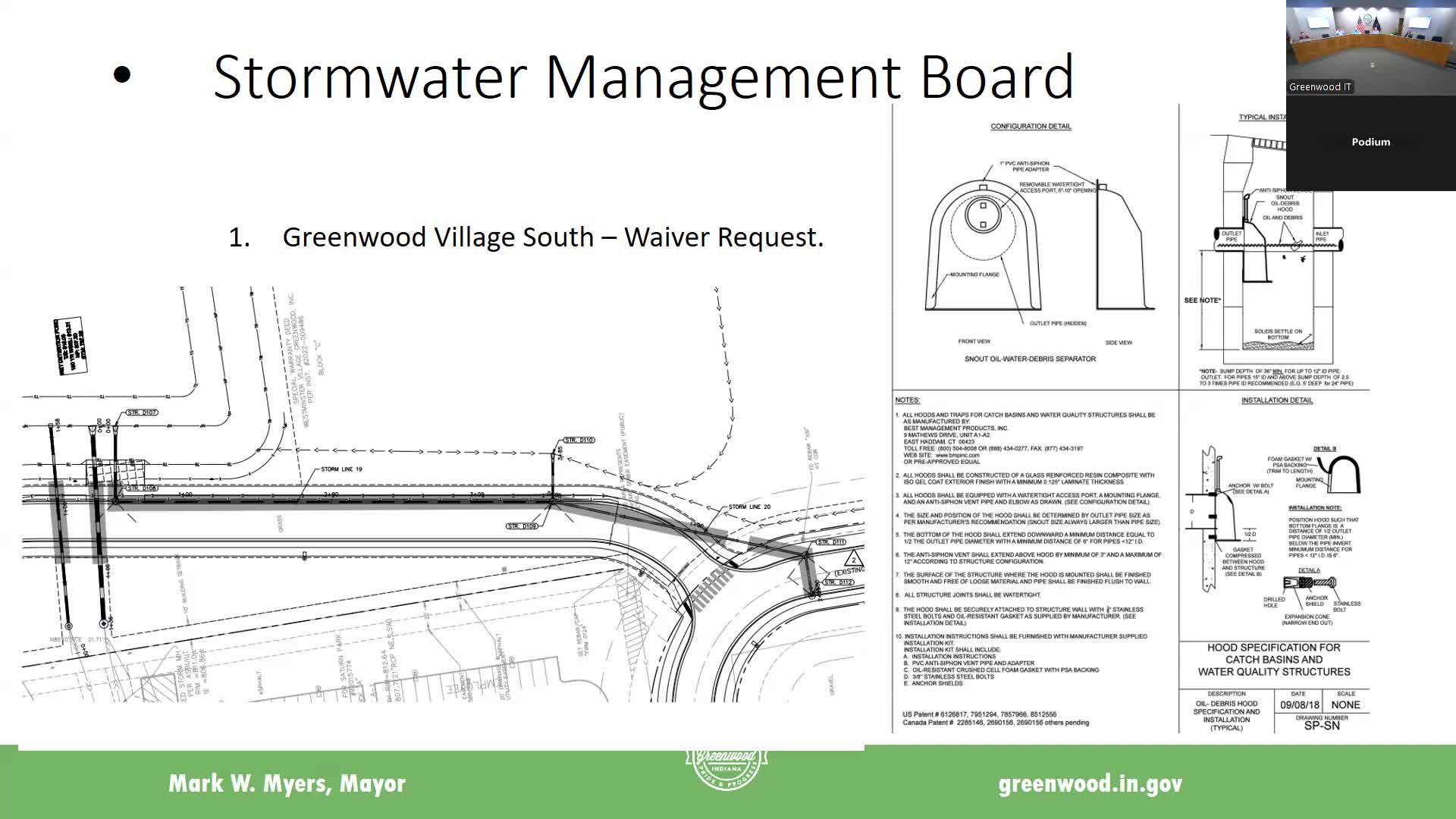 Greenwood Village AS Board grants stormwater management waiver for April Drive project