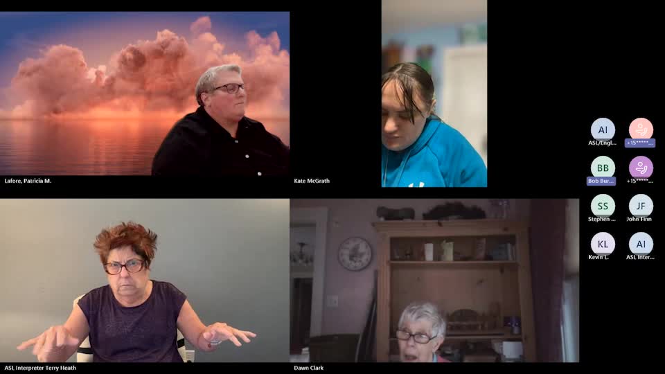 Commission records support letters for Trails for All grant and Burncoat High inclined lift; staff confirms lift reuse constraints