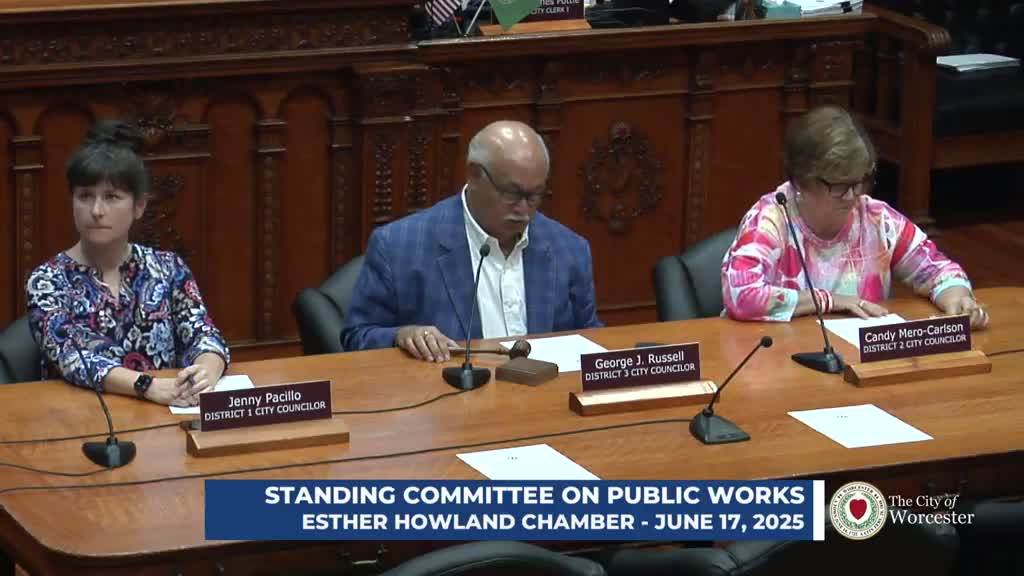 Worcester subcommittee holds streetlight petition for site visit after DPW recommends withdrawal