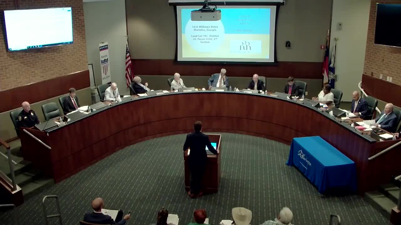 Marietta Planning Commission discusses convenience store and fuel sales on Williams Drive