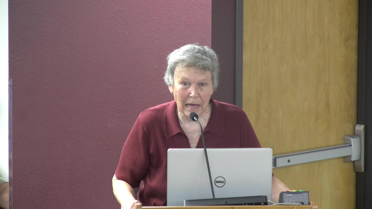 Pat Lockwood advocates for traffic circle and safety measures on Highway 260
