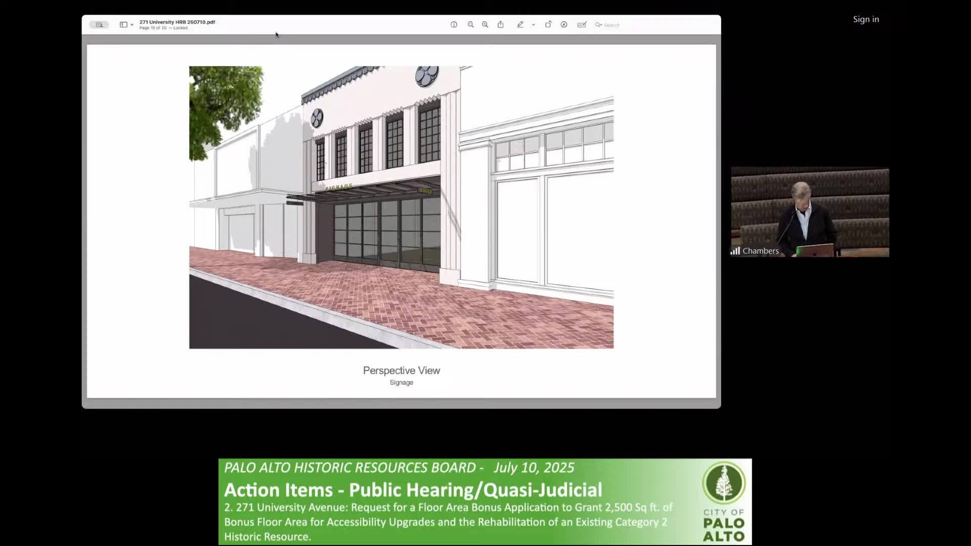 Palo Alto Council discusses historic preservation and TDR benefits for property owners