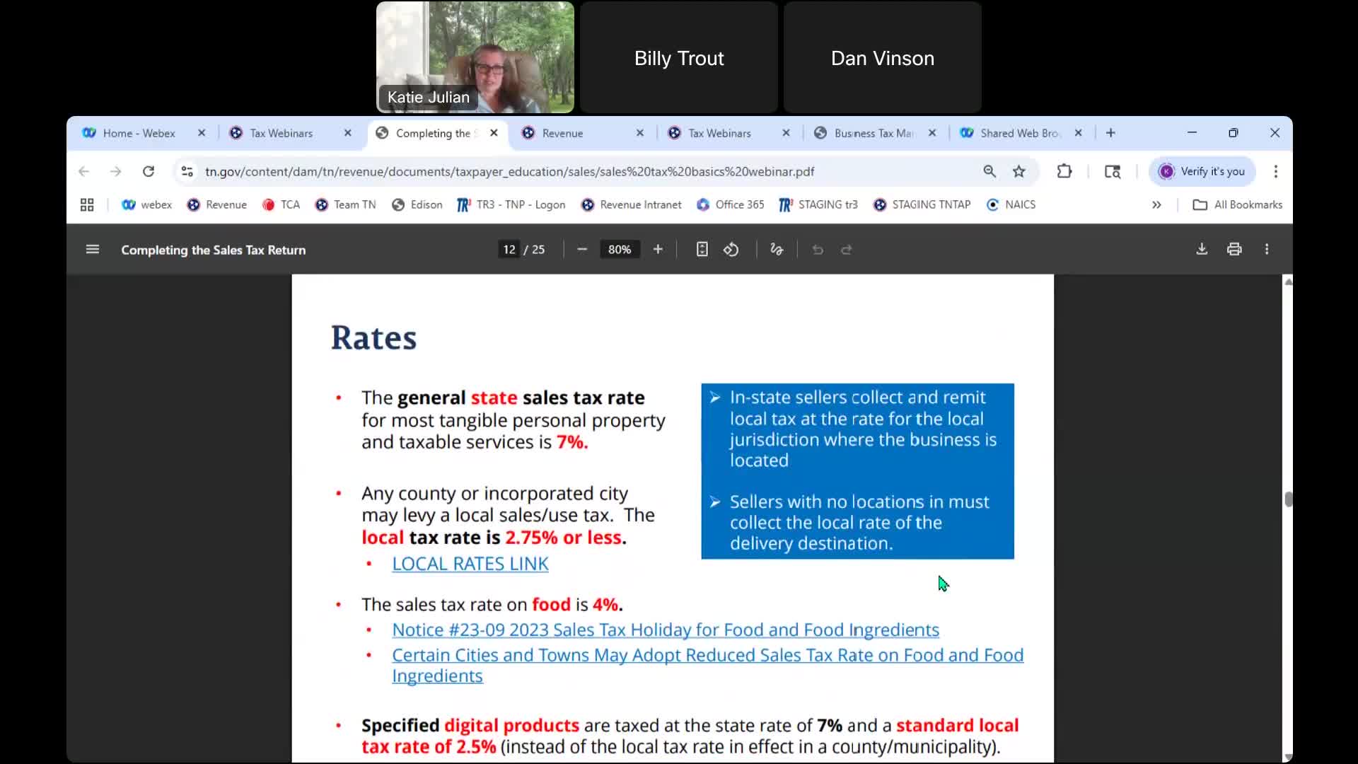 Tennessee tax expert explains sales tax rates and exemptions for businesses