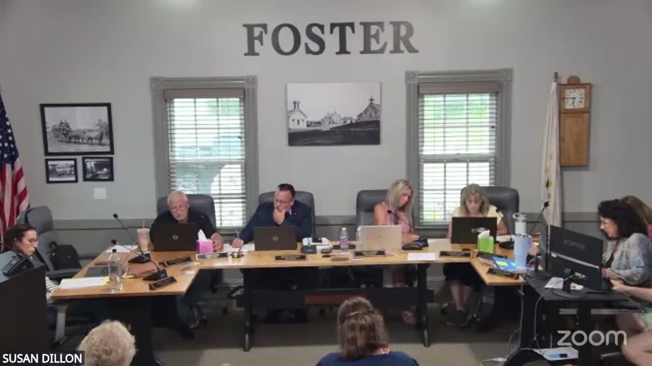 Foster Town Council approves roof repairs for historic Slott Meadow Covered Bridge
