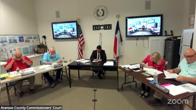 Aransas County approves healthcare report and financial agreements at commission meeting