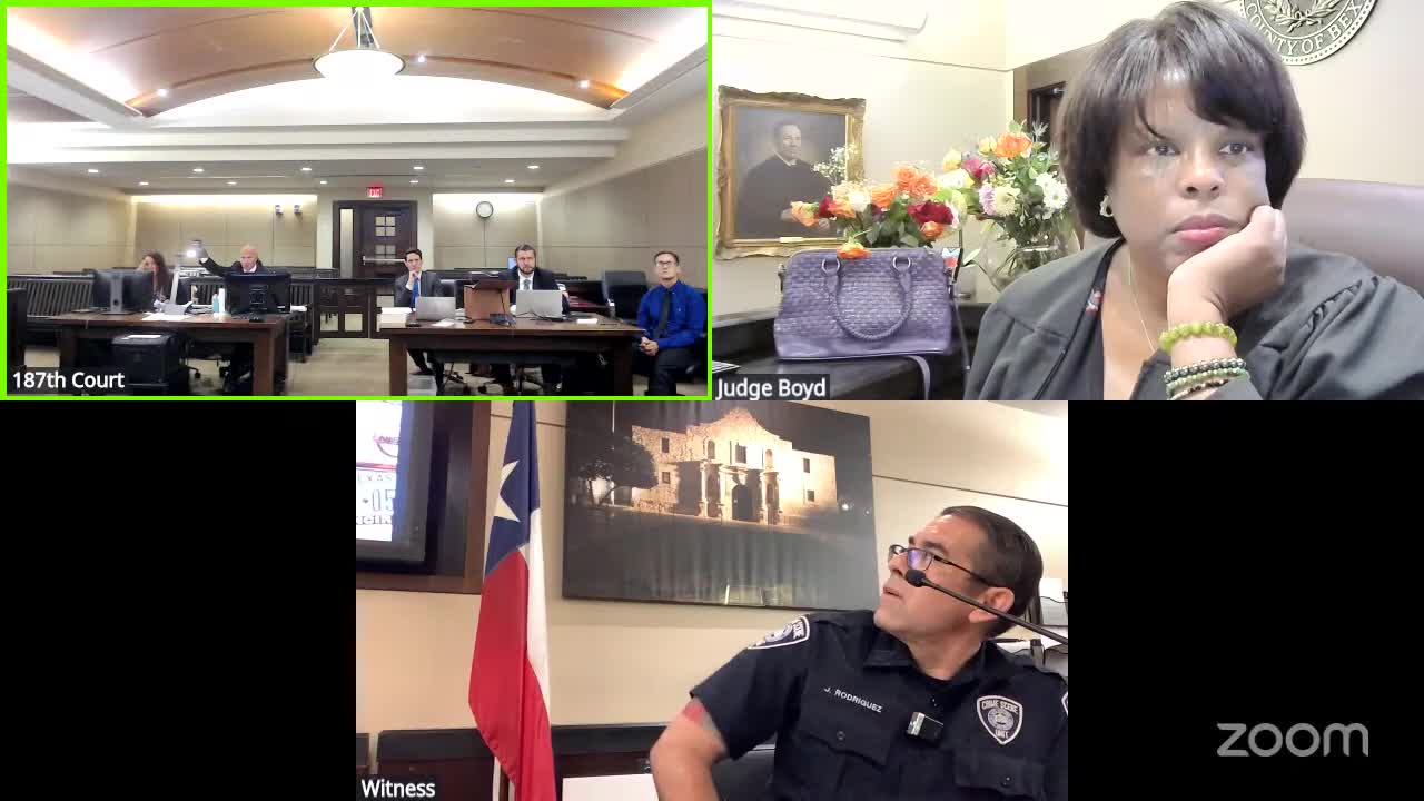Investigator Rodriguez details evidence collection from vehicle in shooting case