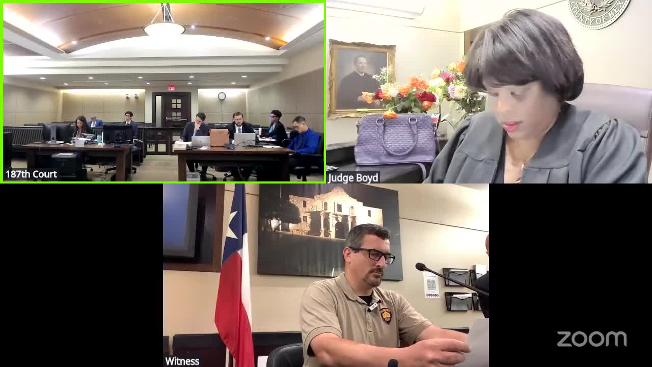 Investigator details shooting scene and evidence collection in Bexar County