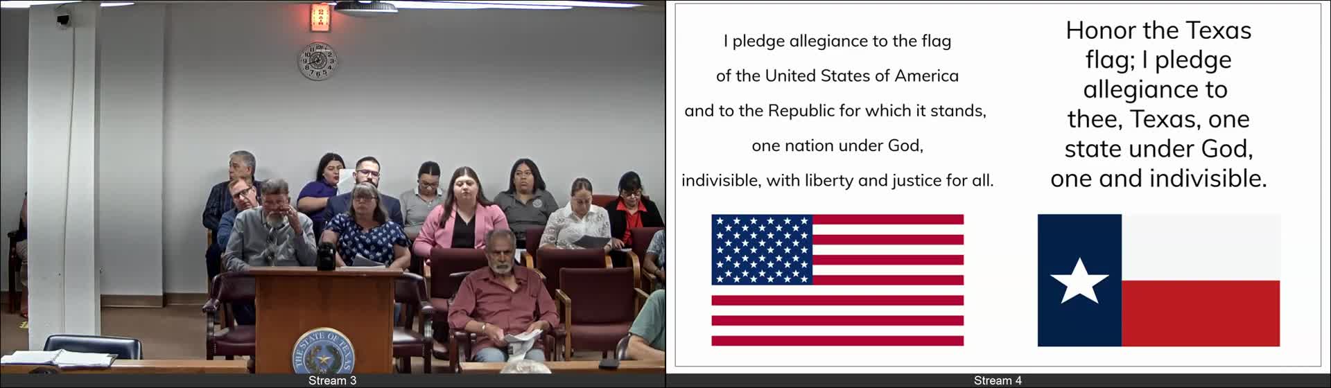 Commissioners hold pledge and moment of silence for Rob Elementary tragedy anniversary