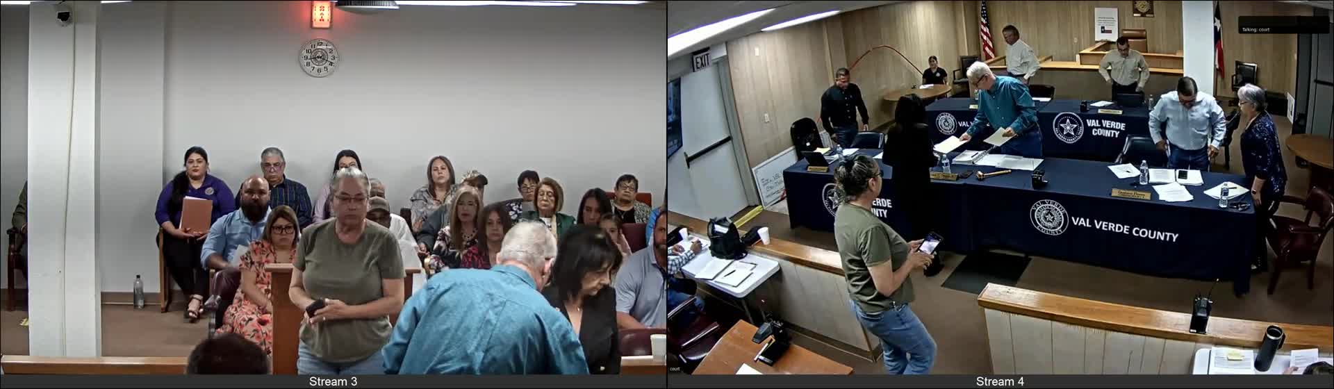 County Commissioners approve gas card for Judge Owens and discuss Escondido project bids