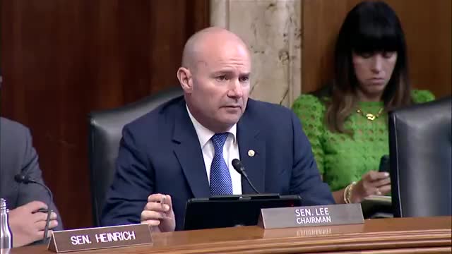 Senate hears geothermal energy's potential from Ms. Robertson and Senator Heinrich