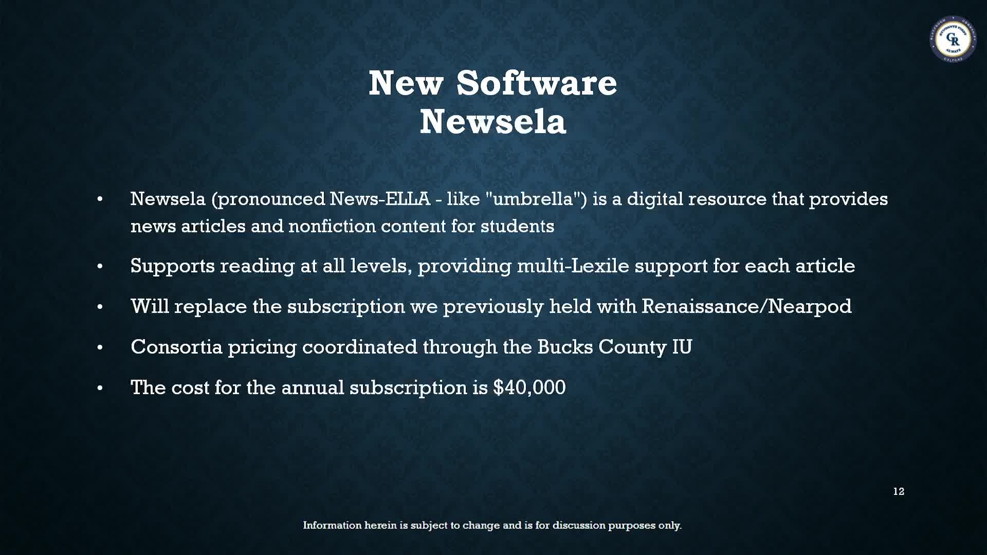 District replaces Nearpod with Newsela for K-8 reading support