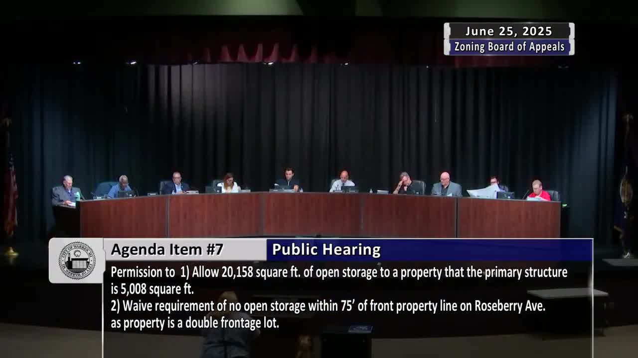 Ramona Cien discusses Shelby Township property occupancy with city officials