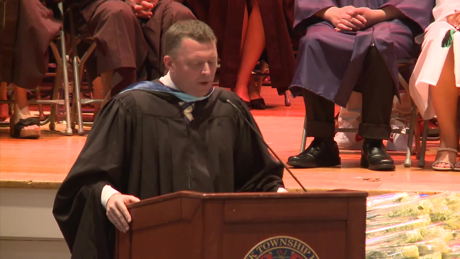 Superintendent Portis celebrates Pequannock Township High School's class of 2025 graduation