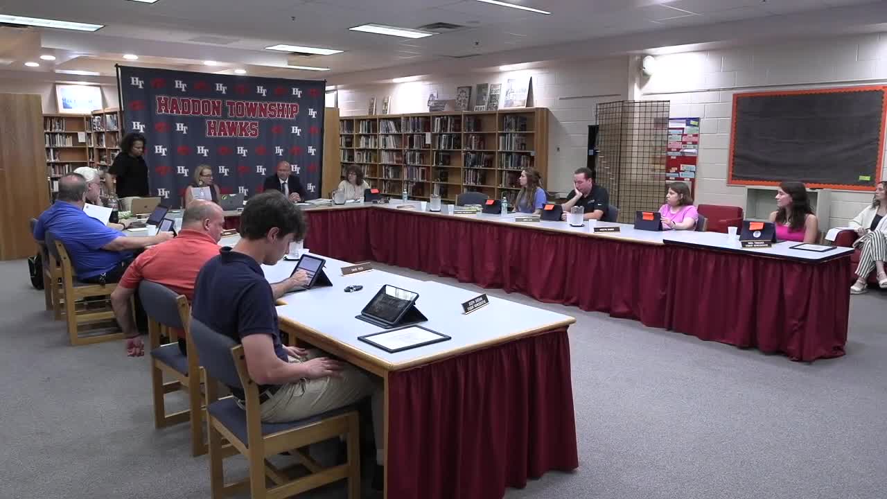 Haddon Township Board honors educators and student representatives for dedicated service