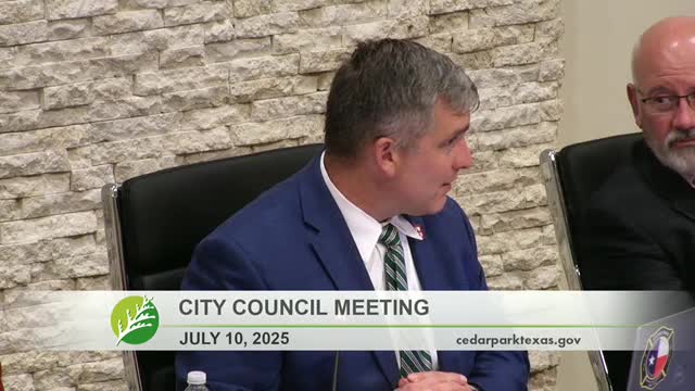 Cedar Park Council approves Brush Creek Sports Park improvements and community funding subcommittee