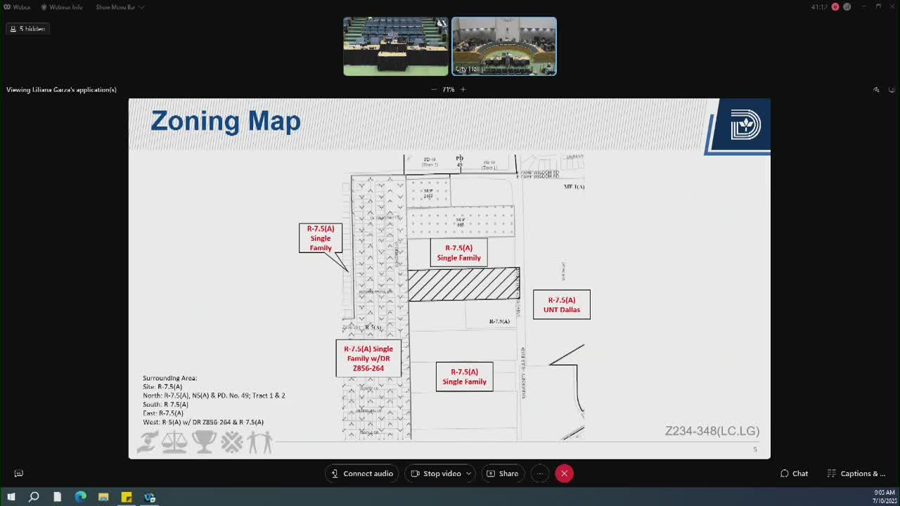 Applicant seeks new planned district for mixed-use development near UNT Dallas
