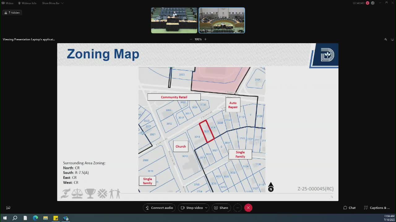 Dallas commission reviews zoning changes for duplex project on Marburg Street