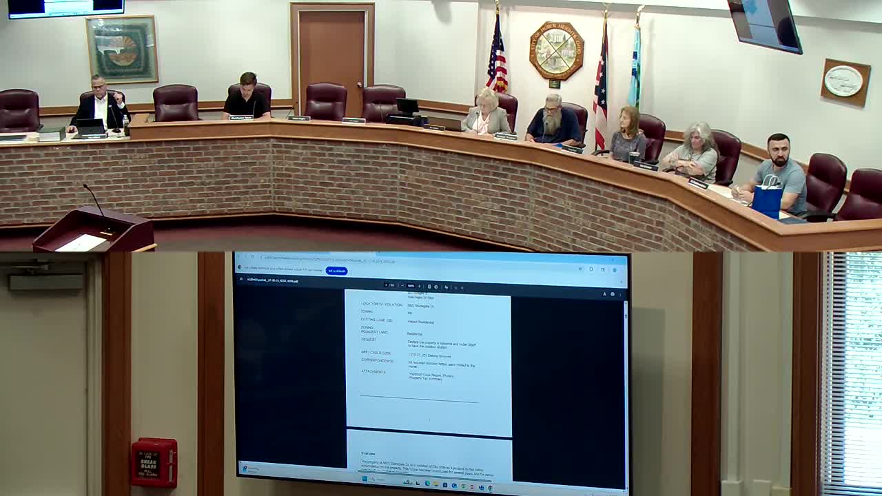 City board declares properties at Stonegate Court and Arrowview Drive nuisances