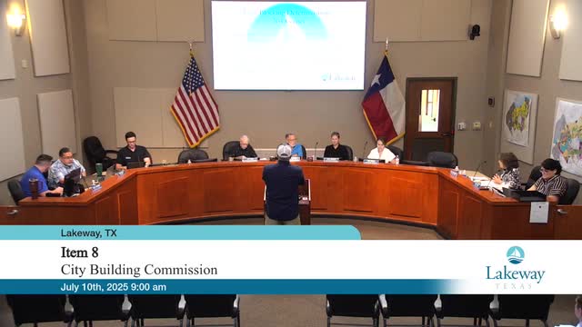 Lakeway Council considers view blocking concerns for new home at 209 Corinthian
