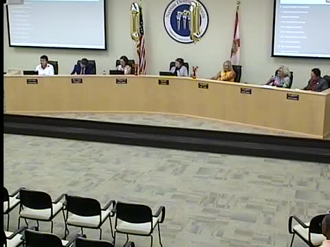 Shalene Estes requests revisions to prop fair share agreement at Jacksonville school board meeting